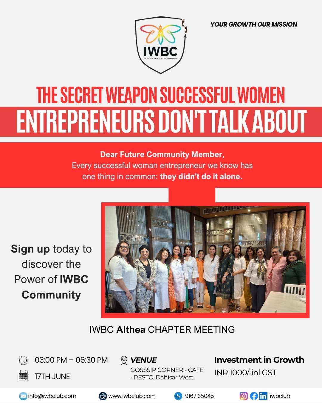 Chapter Althea  Social Meet